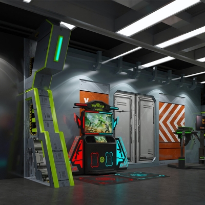 商場(chǎng)星際空間VR游戲體驗(yàn)館開(kāi)店